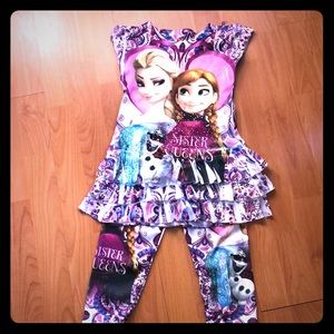 Frozen girl outfit
